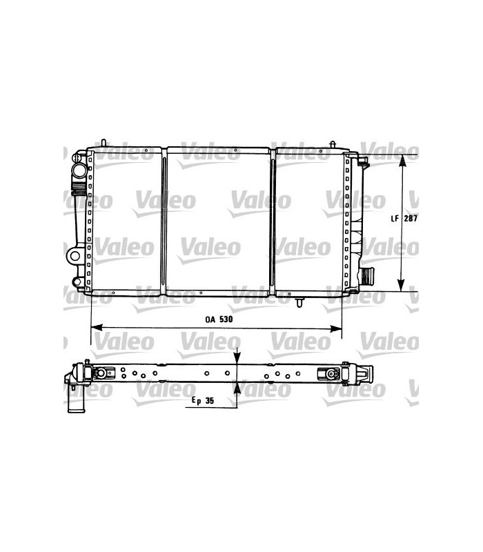 RADIADOR CITROEN C15-D 94-