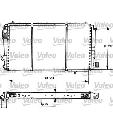 RADIADOR CITROEN C15-D 94-