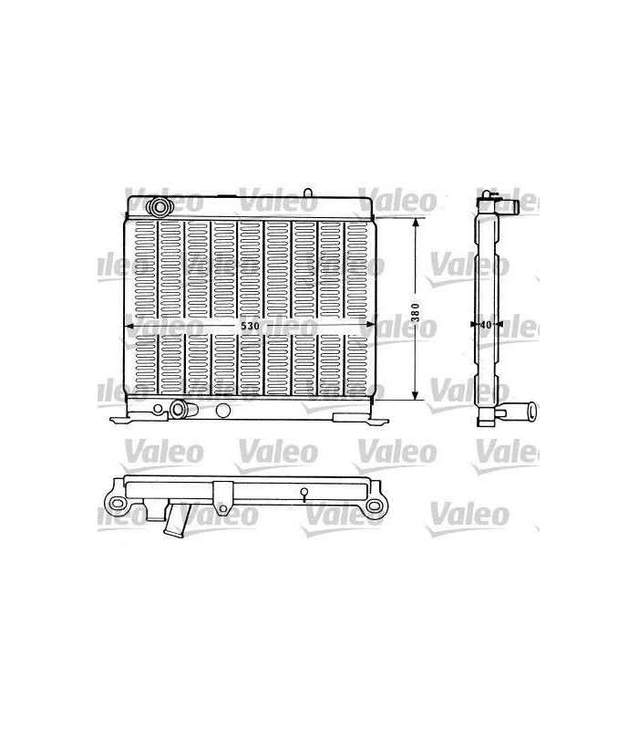 RADIADOR RENAULT P504 GRD/SRD