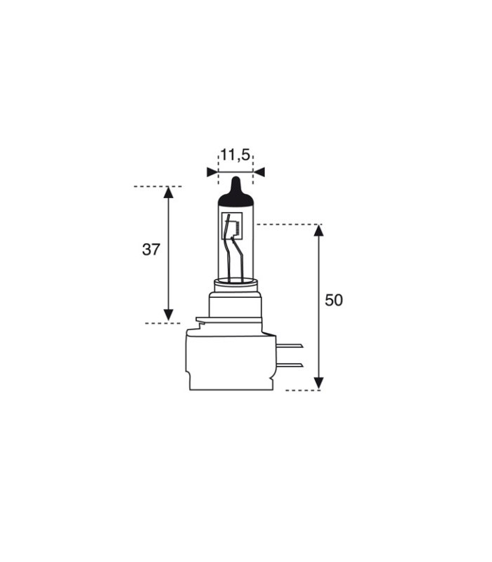 LAMPARA HALOGENA H15 12V15/55W PJ23T-1