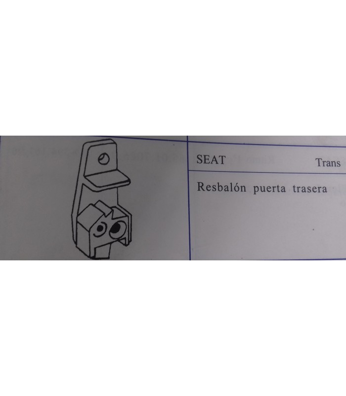 RESBALON PUERTA TRASERA SEAT TRANS