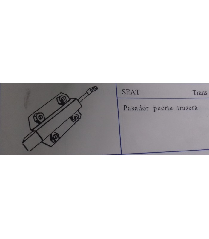 PASADOR PUERTA TRASERA SEAT TRANS