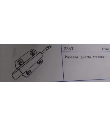 PASADOR PUERTA TRASERA SEAT TRANS