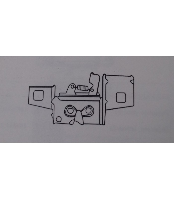 CERRADURA CAPO DELANTERA FORD FIESTA -84