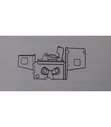 CERRADURA CAPO DELANTERA FORD FIESTA -84