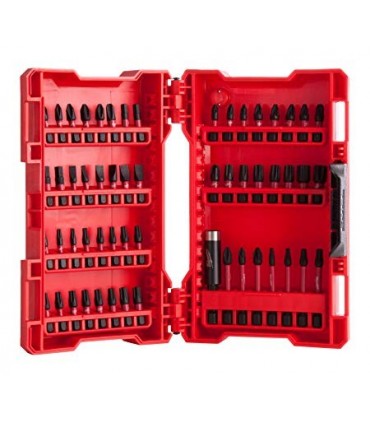 ESTUCHE PUNTAS 1/4" MILWAUKEE 56 UNID