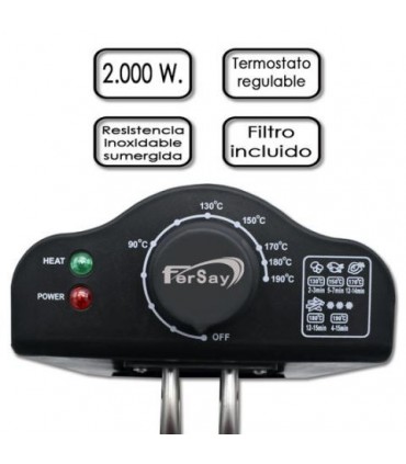 FREIDORA 1000W 1,5 LITROS