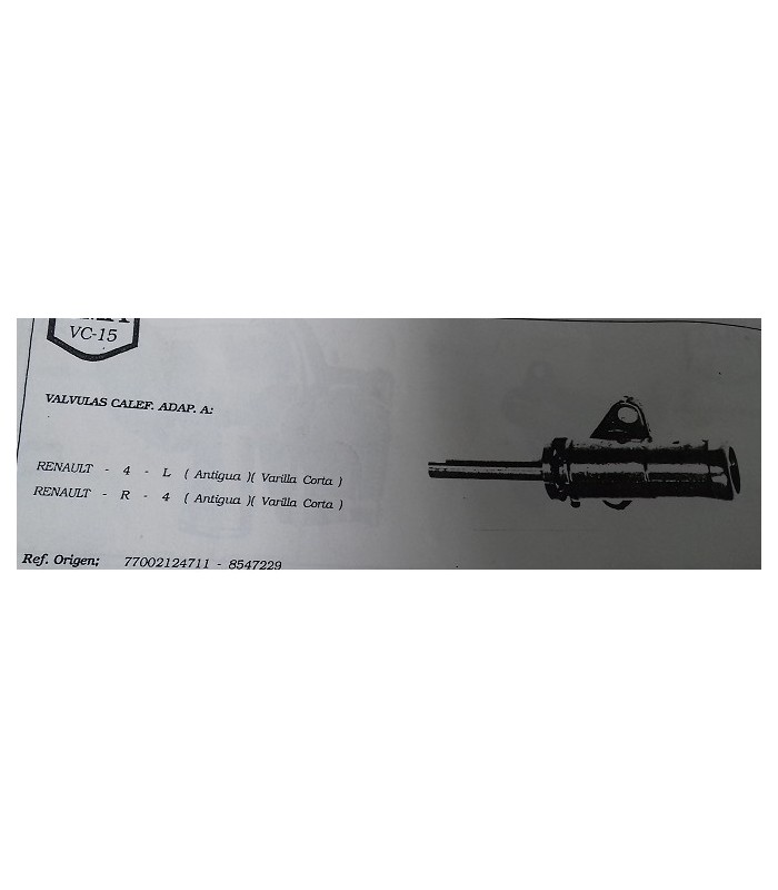 GRIFO CALEFACCION RENAULT R4 L