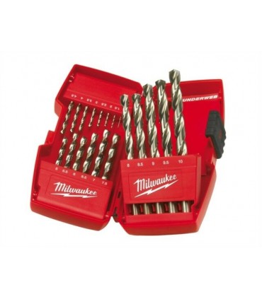 JUEGO BROCAS 1-10MM HSS BLUE MASTER