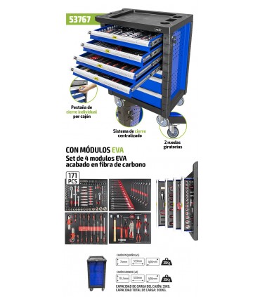 CARRO HERRAMIENTAS PRO 8 CAJONES
