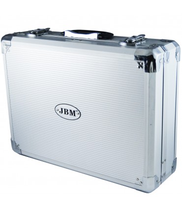 CAJA DE HERRAMIENTAS DE ALUMINIO 108 PIEZAS VASOS 1/2"