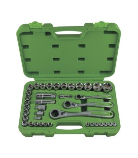 ESTUCHE DE HERRAMIENTAS DE 39 PIEZAS HEX DE PERFIL BAJO
