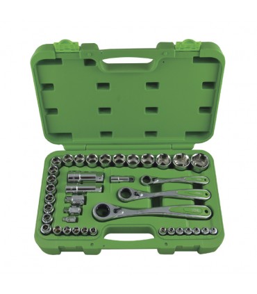 ESTUCHE DE HERRAMIENTAS DE 39 PIEZAS HEX DE PERFIL BAJO