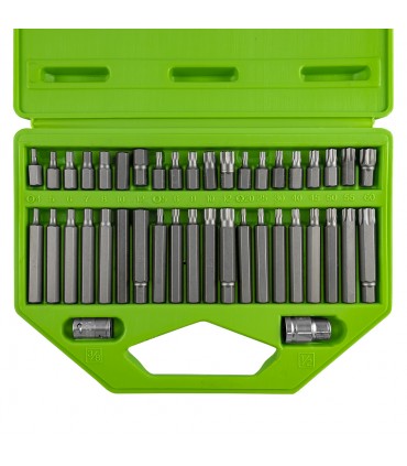 ESTUCHE DE 42 PIEZAS PARA TORNILLOS DE 12 Y 6 CANTOS - INVIOLABLE