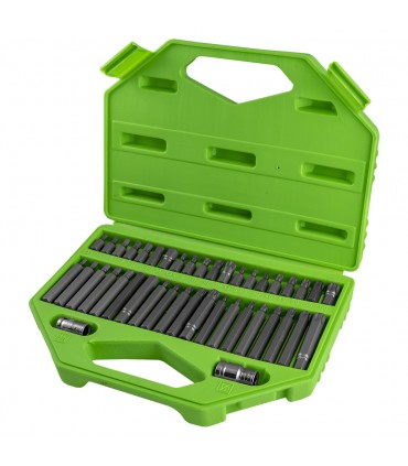ESTUCHE DE 42 PIEZAS PARA TORNILLOS DE 12 Y 6 CANTOS - INVIOLABLE