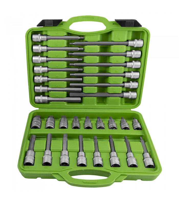 ESTUCHE DE PUNTAS PARA TORNILLOS HEXAGONALES 30 PIEZAS