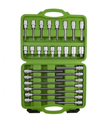 ESTUCHE DE PUNTAS PARA TORNILLOS HEXAGONALES 30 PIEZAS