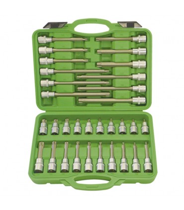 ESTUCHE DE PUNTAS PARA TORNILLOS TORX 32 PIEZAS