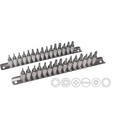 JUEGO DE PUNTAS 1/4" 30 PCS
