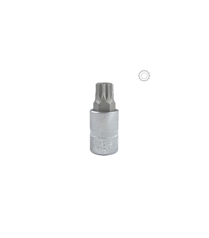 VASO PUNTA 1/2" XZN INVIOLABLE M16X58MM ESP. VAG