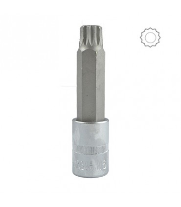 VASO PUNTA 1/2" XZN INVIOLABLE M16X100MM ESP. VAG