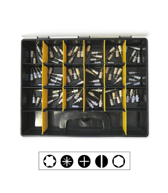 ESTUCHE PUNTAS DESTORNILLADOR SURTIDO DE 1/4"