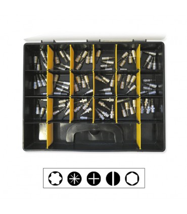 ESTUCHE PUNTAS DESTORNILLADOR SURTIDO DE 1/4"