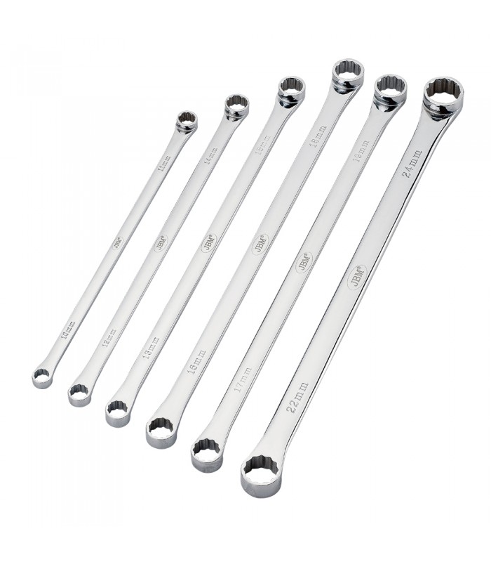 KIT DE 6 LLAVES EXTRALARGAS DE 12 CANTOS