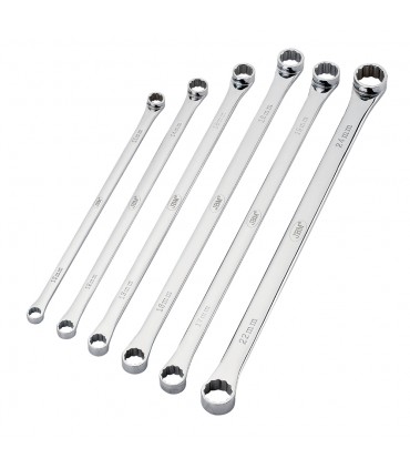 KIT DE 6 LLAVES EXTRALARGAS DE 12 CANTOS