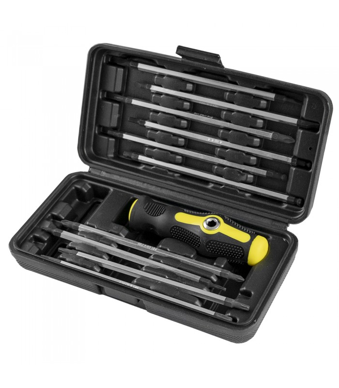 ESTUCHE DE DESTORNILLADORES CON MANGO INTERCAMBIABLE 20 EN 1