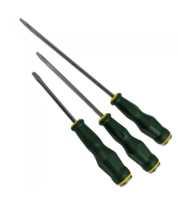 SET DE 3 DESTORNILLADORES PLANOS