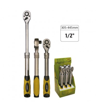 CARRACA EXTENSIBLE DE 1/2" 72 DIENTES