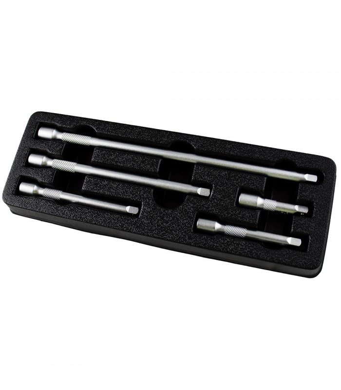 SET DE BARRAS DE EXTENSIÓN  DE 1/4” CON CABOTA NORMAL