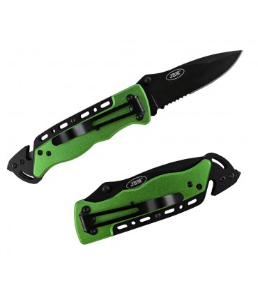 NAVAJA CON SISTEMA CORTA CINTURONES Y ROMPE CRISTALES