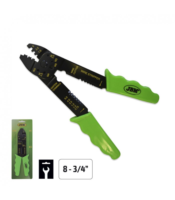 ALICATES PARA TERMINALES NO AISLADOS 8-3/4"