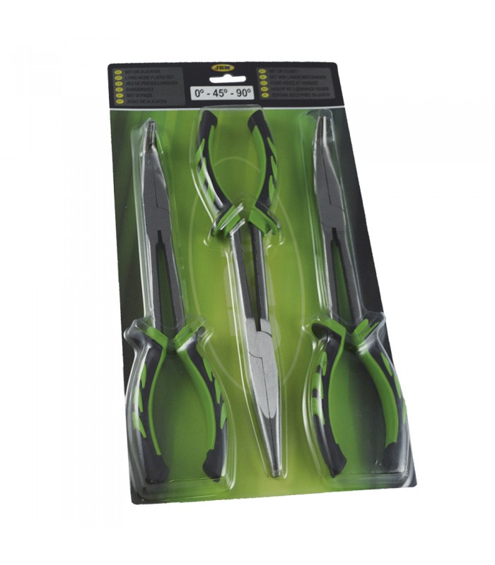 SET ALICATES PUNTA DE 0º, 45º Y 90º
