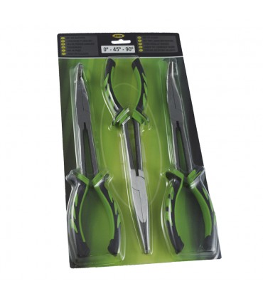 SET ALICATES PUNTA DE 0º, 45º Y 90º