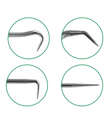 SET DE 2 GANCHOS PARA EXTRAER GOMAS EN TUBO DE ESCAPE