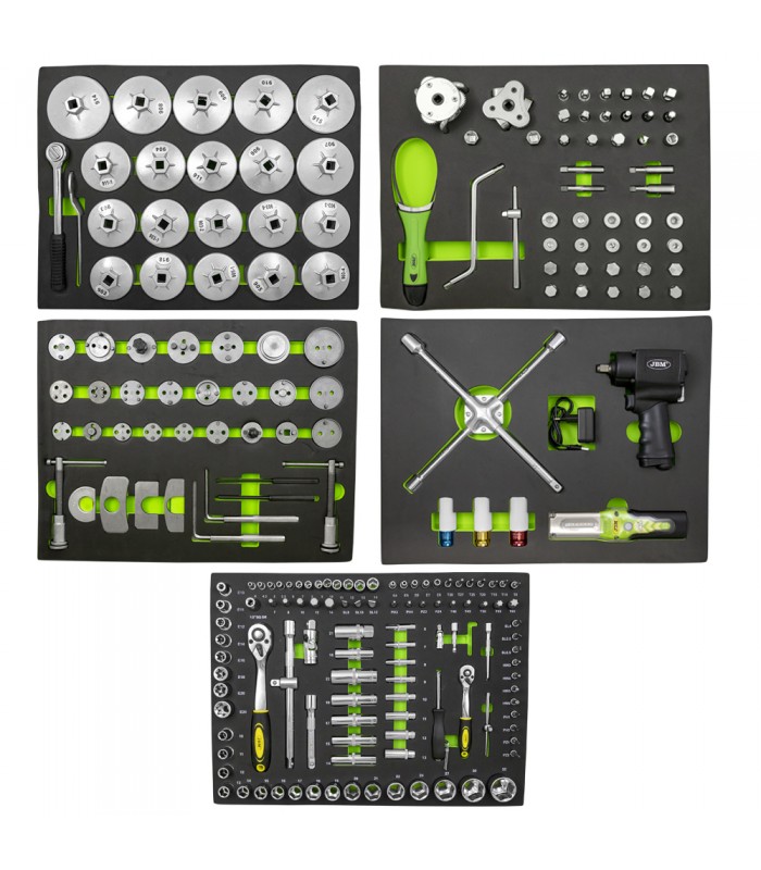 SET DE 5 MÓDULOS PARA CARRO DE CAMBIO DE ACEITE