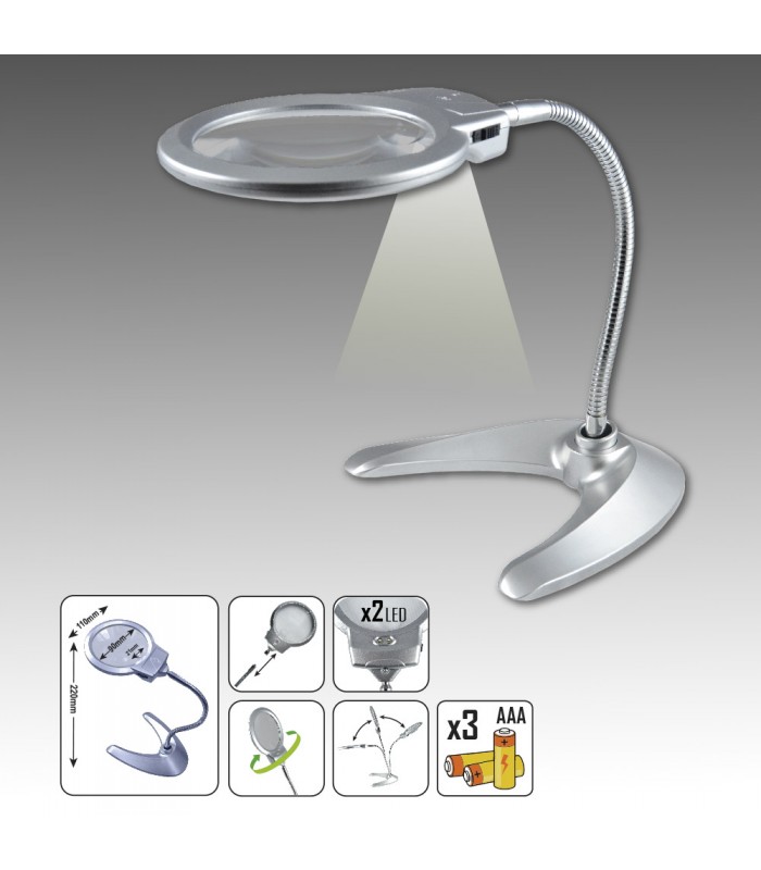 LUPA LED DE MESA