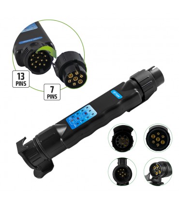 COMPROBADOR DE LUCES DE REMOLQUE 7/13 PINS