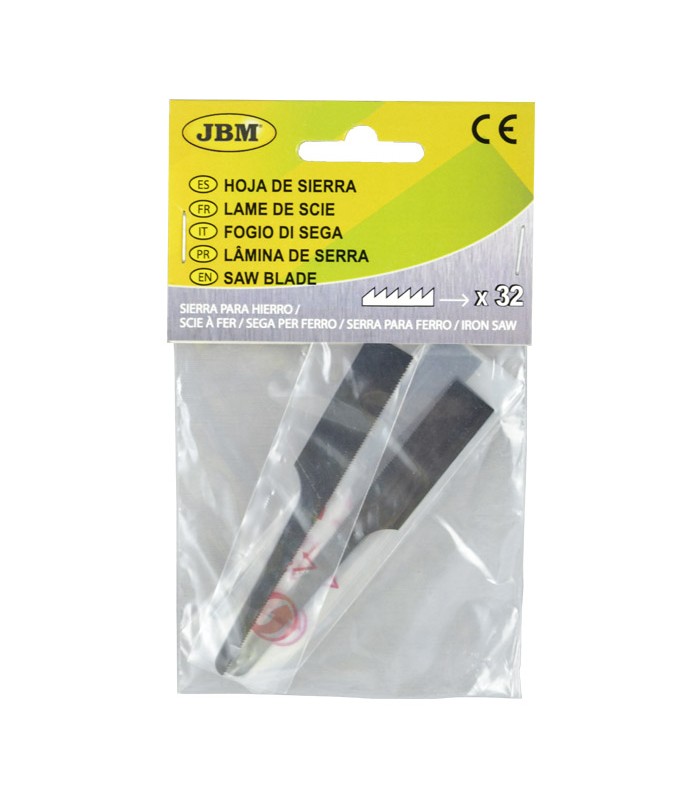 SET DE 5 HOJAS DE SIERRA CON 32 DIENTES PARA HIERRO