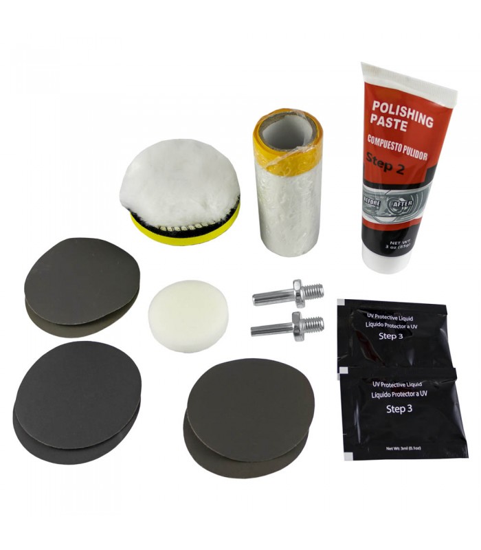 KIT DE PULIDO DE FAROS