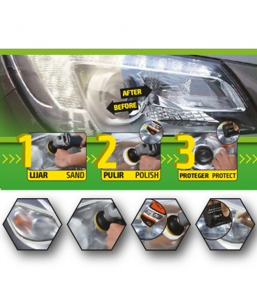 KIT DE PULIDO DE FAROS