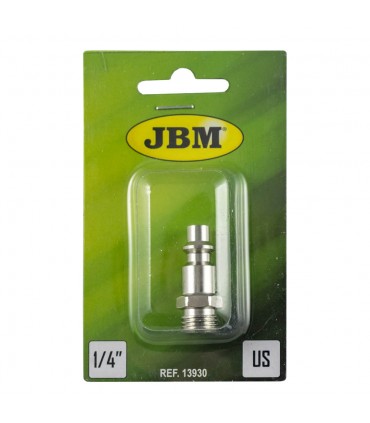 CONECTOR MACHO US - ROSCA MACHO  1/4"