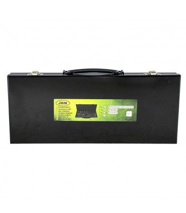 SET DE 19 PIEZAS DE IMPACTO DE 1/2" CON 14 VASOS HEXAGONALES + ADAPTADORES