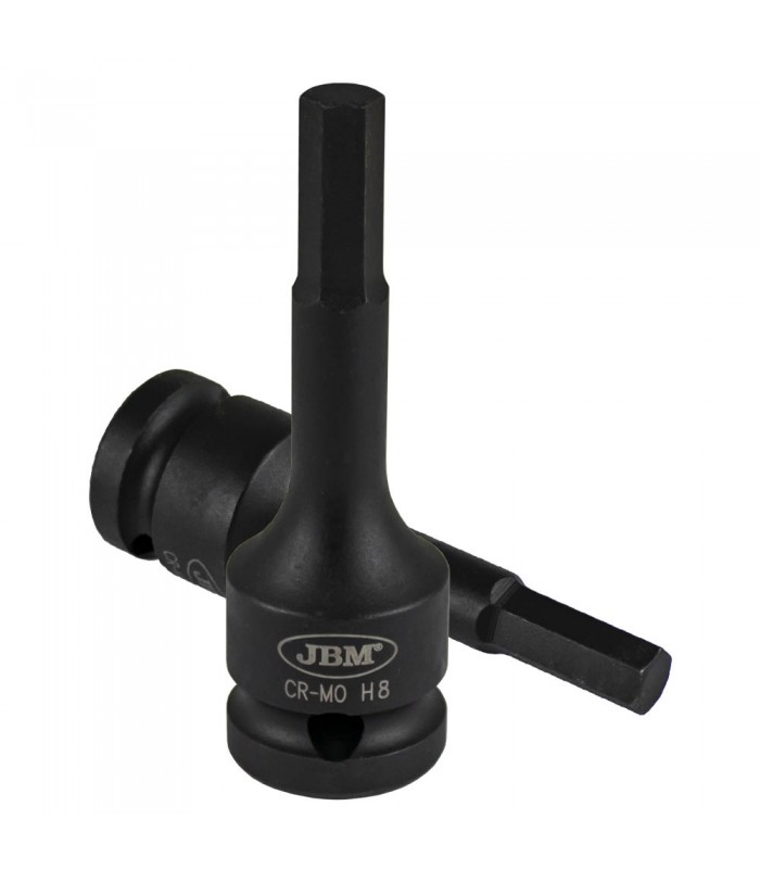 PUNTA DE IMPACTO HEXAGONAL DE 1/2" 8MM