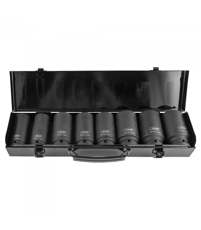 SET DE 8 VASOS DE IMPACTO HEXAGONALES 3/4"