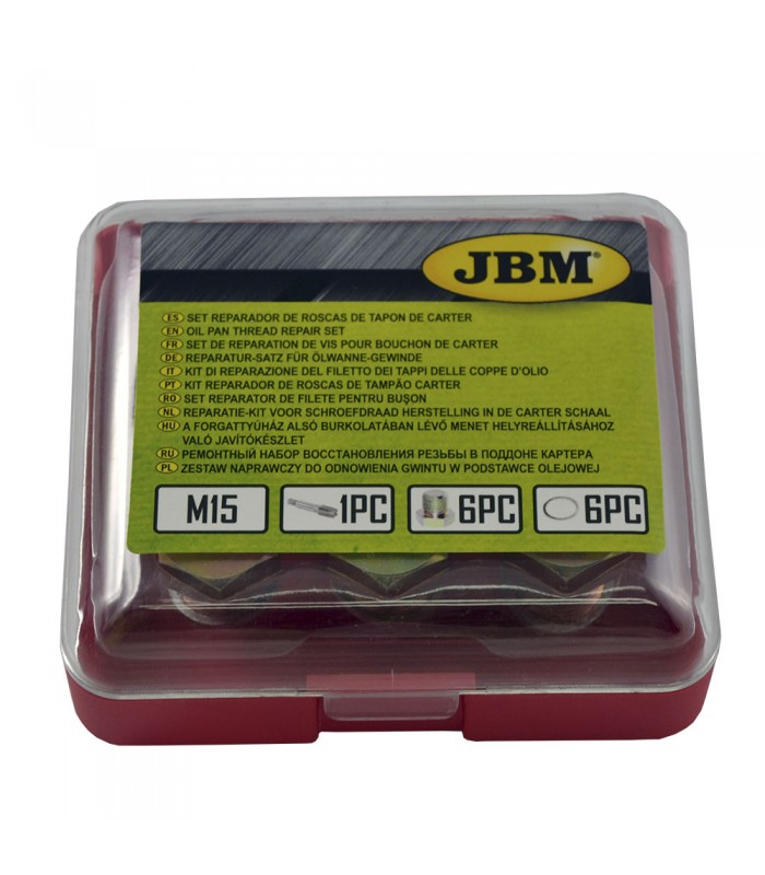 SET REPARADOR DE ROSCAS DE TAPON DE CARTER (M-15)