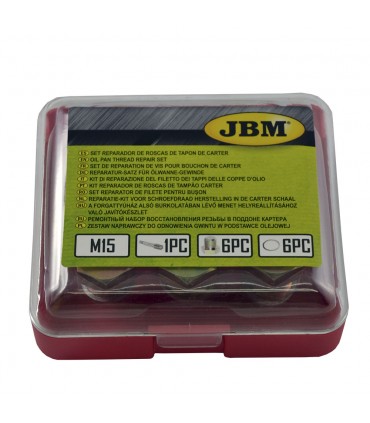 SET REPARADOR DE ROSCAS DE TAPON DE CARTER (M-15)
